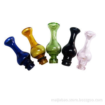 Colorful Glass Mouthpiece Manufacturer, Used for 510 or eGo E-cigarettes